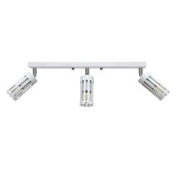 Світильник стельовий MSK Electric Teramo спот поворотний на три плафони білий NL 18050-3 WH