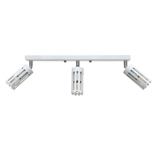 Светильник потолочный MSK Electric Teramo спот поворотный на три плафона белый NL 18050-3 WH