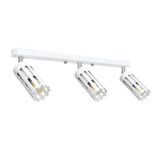 Светильник потолочный MSK Electric Teramo спот поворотный на три плафона белый NL 18050-3 WH