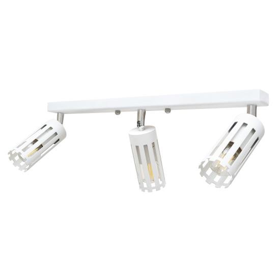 Светильник потолочный MSK Electric Teramo спот поворотный на три плафона белый NL 18050-3 WH