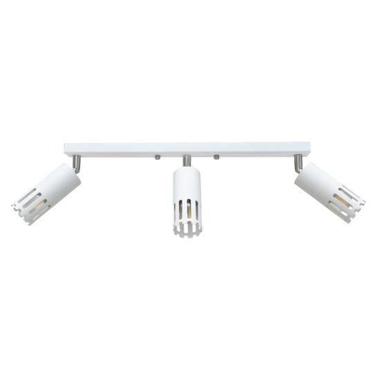 Светильник потолочный MSK Electric Teramo спот поворотный на три плафона белый NL 180501-3 WH