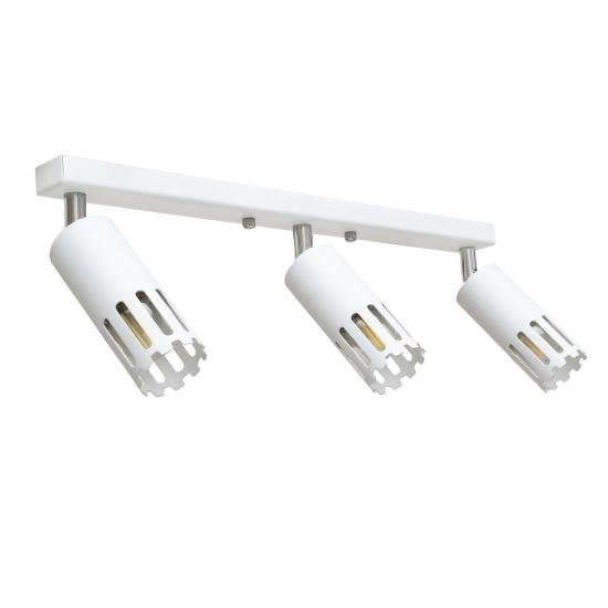 Светильник потолочный MSK Electric Teramo спот поворотный на три плафона белый NL 180501-3 WH