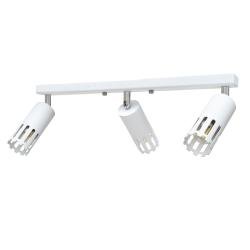 Світильник стельовий MSK Electric Teramo спот поворотний на три плафони білий NL 180501-3 WH