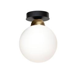 Світильник стельовий MSK Electric Luna з плафоном-кулею під одну лампу PL 20262 BK