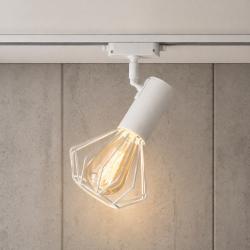 Світильник трековий MSK Electric Diadem поворотний на шинопровід білий NT 22151-1 WH