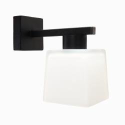 Бра MSK Electric Sakura светильник настенный под лампу Е27 черная NL 16510-1 BK