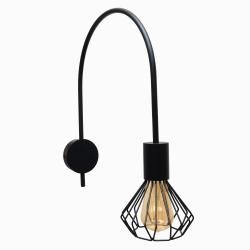 Светильник настенный MSK Electric Diadem бра под лампу Е27 из металла NL 221549 BK