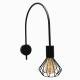 Светильник настенный MSK Electric Diadem бра под лампу Е27 из металла NL 221549 BK