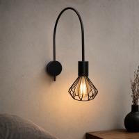 Світильник настінний MSK Electric Diadem бра під лампу E27 з металу NL 221549 BK
