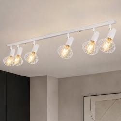 Светильник лофт MSK Electric Lotus потолочный NL 14151-6 WH