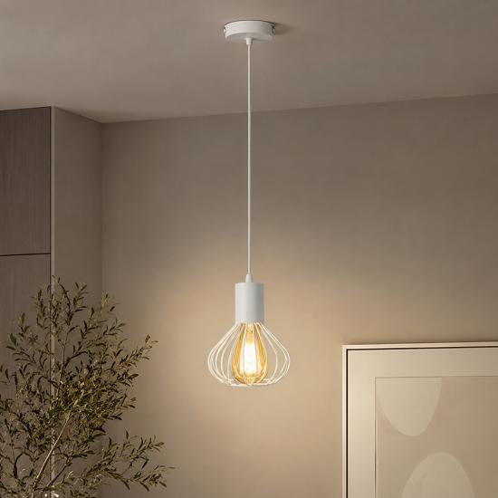 Светильник лофт подвесной MSK Electric Lotus NL 1415 WH
