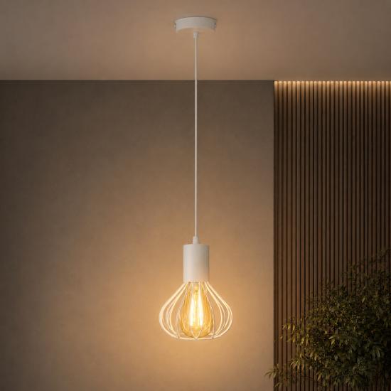 Светильник лофт подвесной MSK Electric Lotus NL 1415 WH