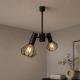 Люстра MSK Electric Diadem на два плафона Е27 черная NL 22152-2 BK