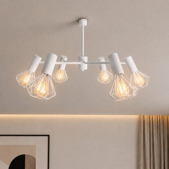Люстра MSK Electric Diadem на шесть плафонов NL 22152-6 WH