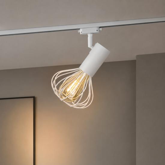 Светильник трековый MSK Electric Lotus в стиле лофт NT 14151-1 WH