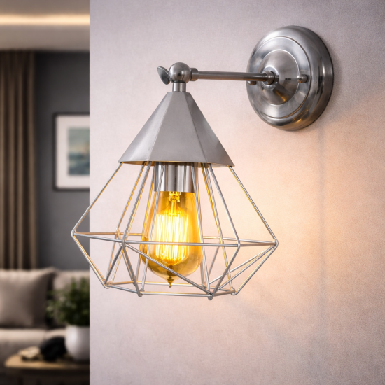 Бра в стиле лофт MSK Electric Crystal NL 0535-1 CR хром