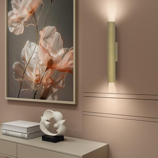 Светильник настенный MSK Electric Elegant бра под две лампы MR 2460 GD