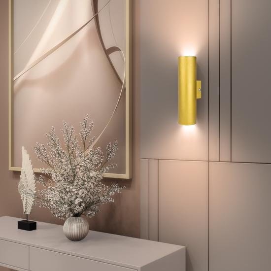 Світильник настінний MSK Electric Tube бра під дві лампи MR 2206 GD