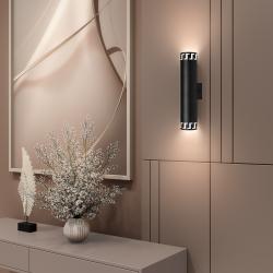 Светильник настенный MSK Electric Greece бра под две лампы NL 2440 BK