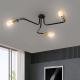 Люстра лофт MSK Electric Maze с бронзовыми патронами MSK Electric NL 6060/3 BK+BN
