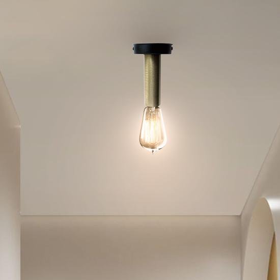 Светильник потолочный MSK Electric Asket спот под лампу Е27 NL 1409 BK+BN