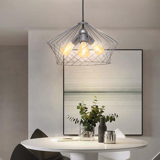 Светильник подвесной MSK Electric Camelia в стиле лофт NL 3329-3 CR