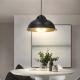 Светильник подвесной в стиле лофт MSK Electric Dome СП 3614 BK+GD