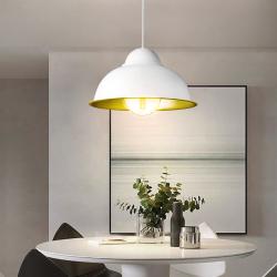 Світильник підвісний в стилі лофт MSK Electric Dome СП 3614 WH+GD
