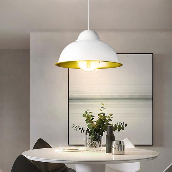 Светильник подвесной в стиле лофт MSK Electric Dome СП 3614 WH+GD