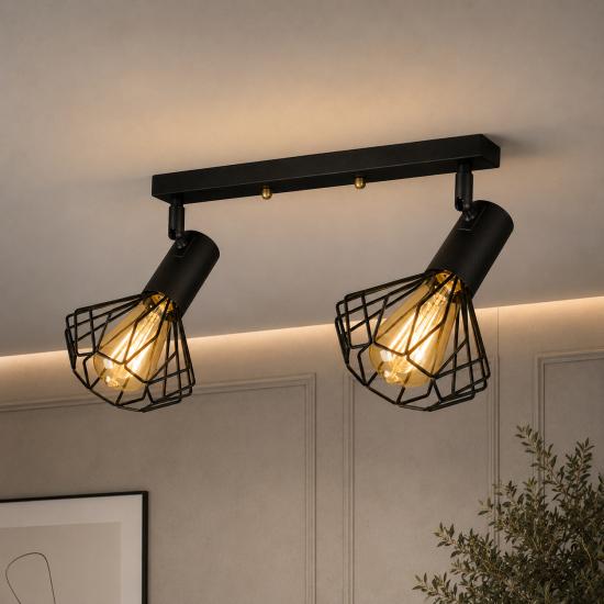 Світильник лофт MSK Electric Diadem настінно-стельовий NL 22151-2