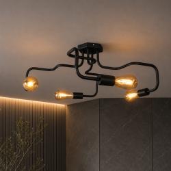 Люстра лофт MSK Electric Laminari на чотири лампи павук NL 5526-4