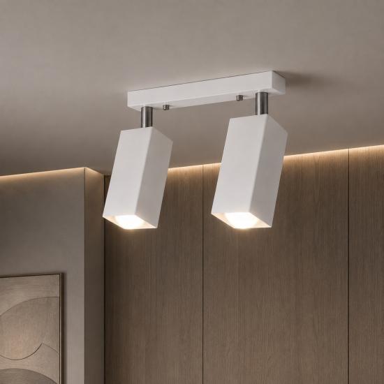 Світильник в стилі лофт MSK Electric Crocus спот з поворотним механізмом SQ 1105-2 W
