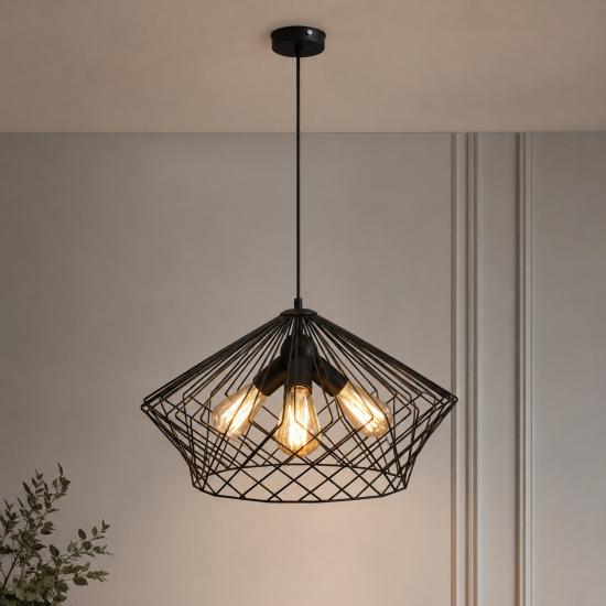Светильник подвесной MSK Electric Camelia в стиле лофт NL 3429-3