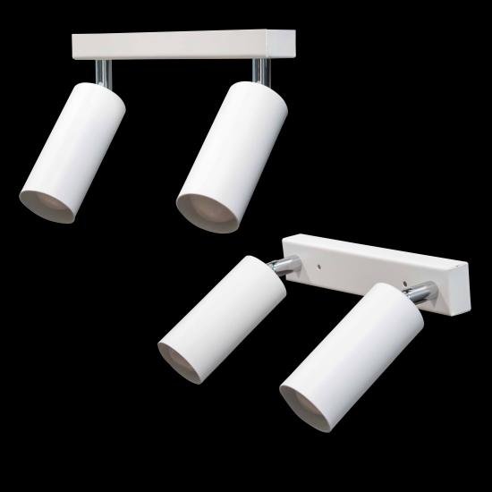 Светильник в стиле лофт MSK Electric Tube спот с поворотным механизмом NL 1105-2 W