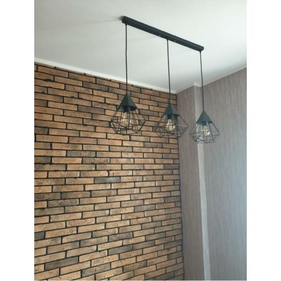 Світильник підвісний MSK Electric Crystal в стилі лофт NL 0535-3