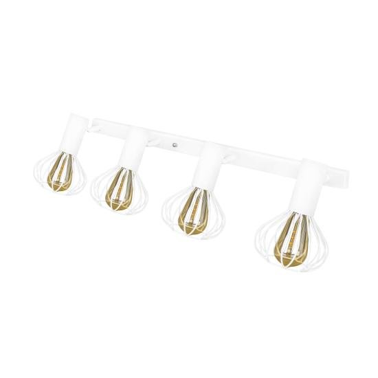 Светильник лофт настенно-потолочный MSK Electric Lotus NL 14151-4 WH