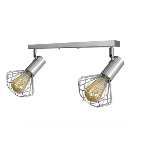 Светильник лофт MSK Electric Diadem настенно-потолочный NL 22151-2 CR хром