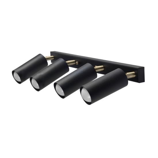Світильник стельовий MSK Electric Tube спот з поворотним механізмом NL 1105-4 BK