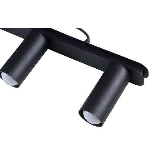 Люстра подвесная MSK Electric Tube в стиле лофт NL 2450-7 BK
