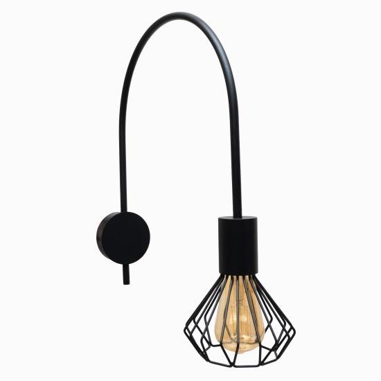Светильник настенный MSK Electric Diadem бра под лампу Е27 из металла NL 221549 BK