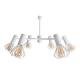 Люстра MSK Electric Diadem на шість плафонів NL 22152-6 WH