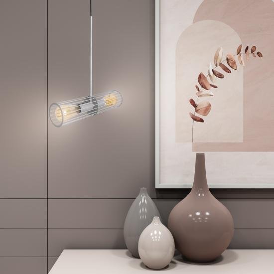 Светильник подвесной в стиле лофт MSK Electric Malta под лампу Е27 MR 1041 GR серый муар