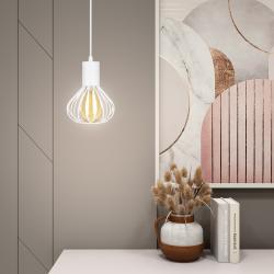 Світильник лофт MSK Electric Diadem підвісний білий NL 2215 WH