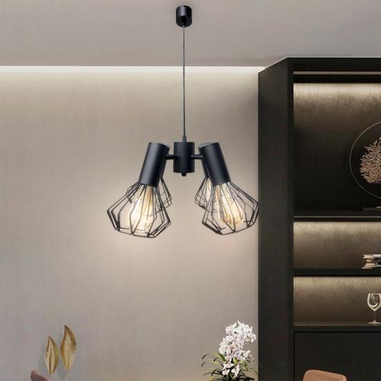 Люстра подвесная MSK Electric Diadem на четыре плафона Е27 NL 22153-4 BK