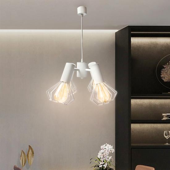 Люстра подвесная MSK Electric Diadem на четыре плафона Е27 NL 22153-4 WH