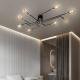 Люстра лофт MSK Electric Maze с бронзовыми патронами MSK Electric NL 13060/8 BK+BN