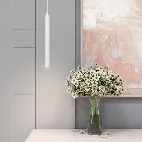 Світильник підвісний MSK Electric Elegant білий NL 4045 WH