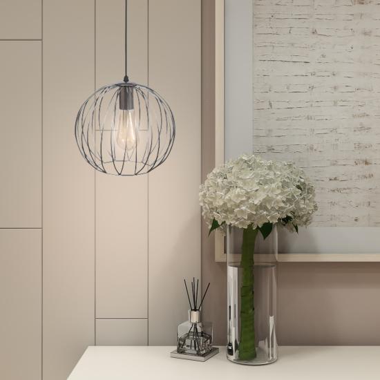 Светильник подвесной в стиле лофт MSK Electric Globe NL 2722 CR хром