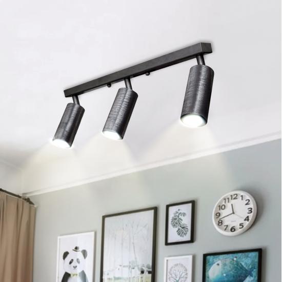 Світильник в стилі лофт MSK Electric Tube спот з поворотним механізмом NL 1105-3 SILVER