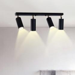 Світильник стельовий MSK Electric Tube спот з поворотним механізмом NL 1105-4 BK